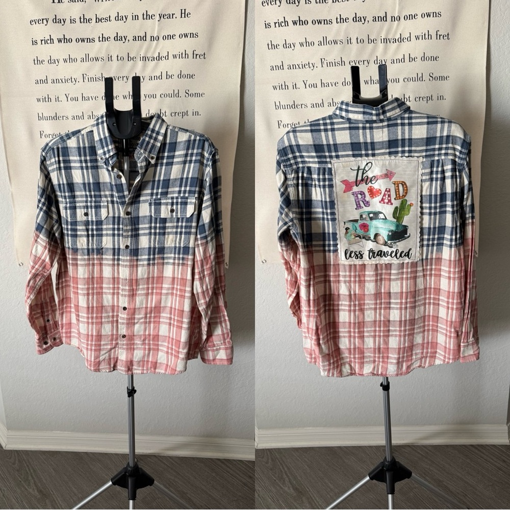 J. Coons Bleached Flannel Shirt NEW